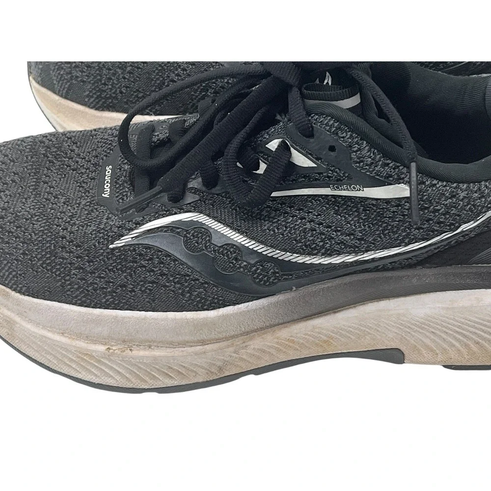 Saucony Echelon 9 Women's Running Shoes Black White S10765-10 Size 7.5